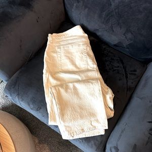 Abercrombie and fitch ankle straight ultra high rise